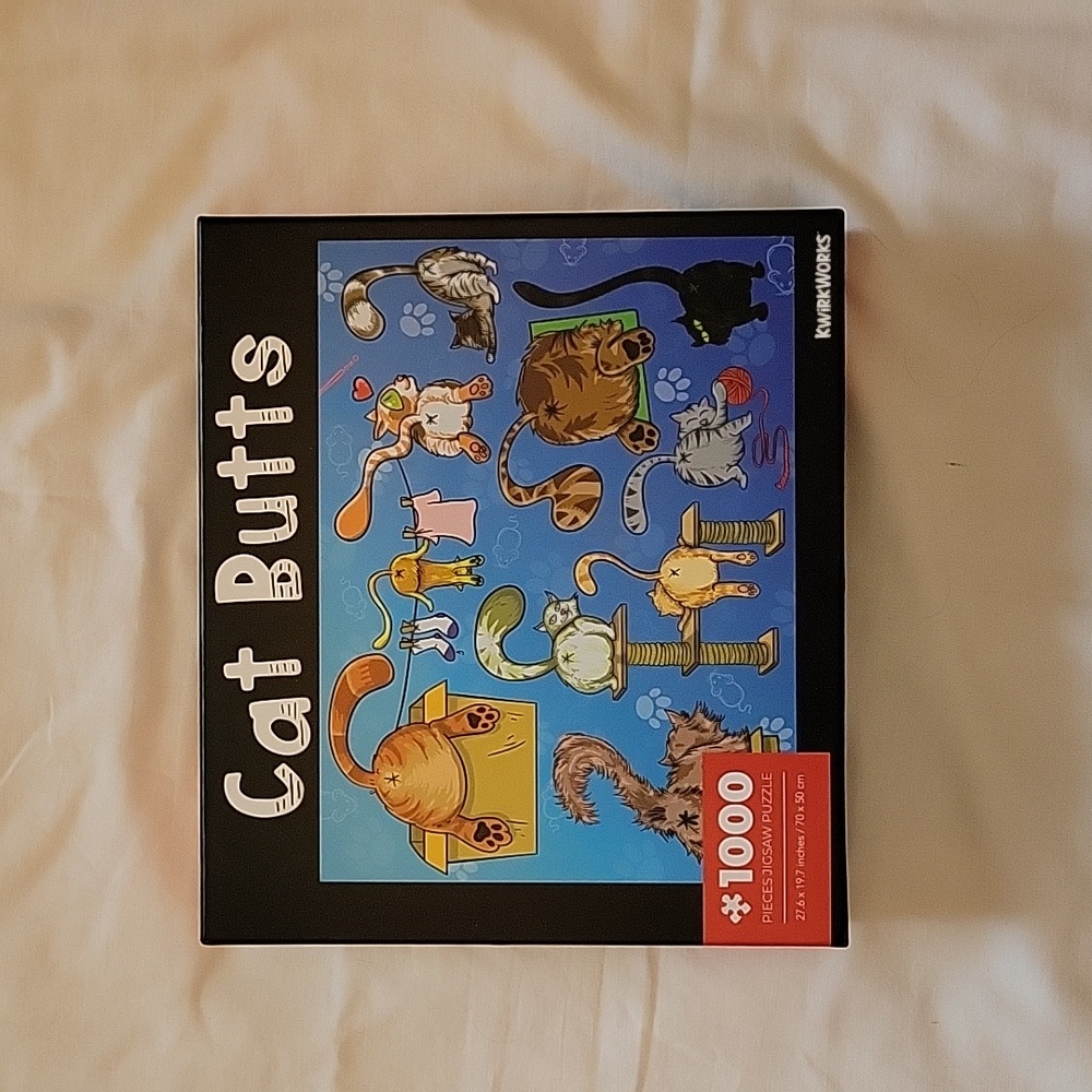 Cat Butt's 1000 piece puzzle EUC